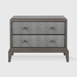 Astoria 2 Drawer Chest Large - Shagreen by Eccotrading Design London