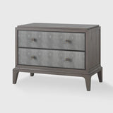 Astoria 2 Drawer Chest Large - Shagreen by Eccotrading Design London