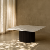 Lantine Marble Coffee Table -Matt Black
