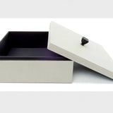 Leather Box French Grey