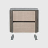 Lizzi 2 Drawer Bedside Macchiato