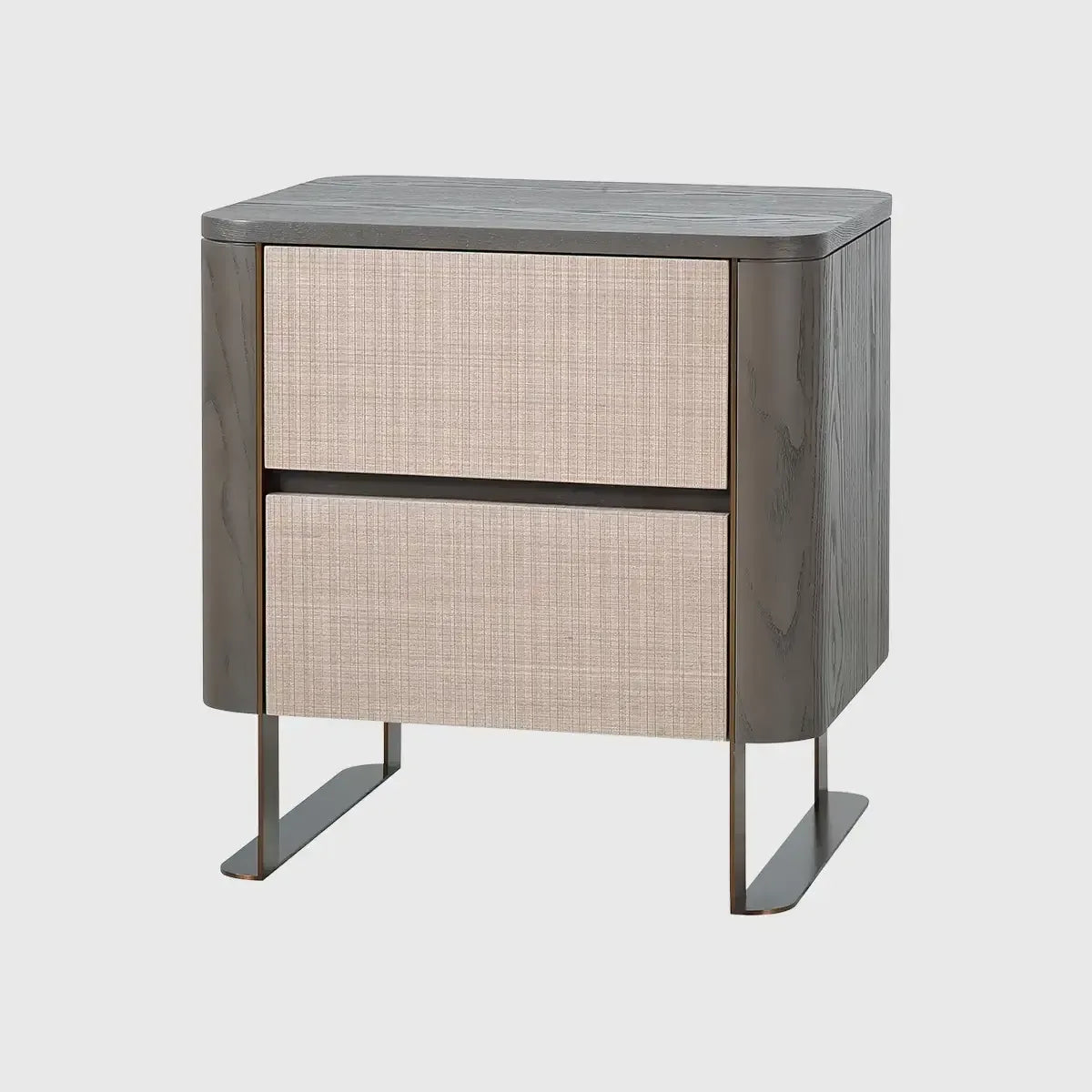 Lizzi 2 Drawer Bedside Macchiato