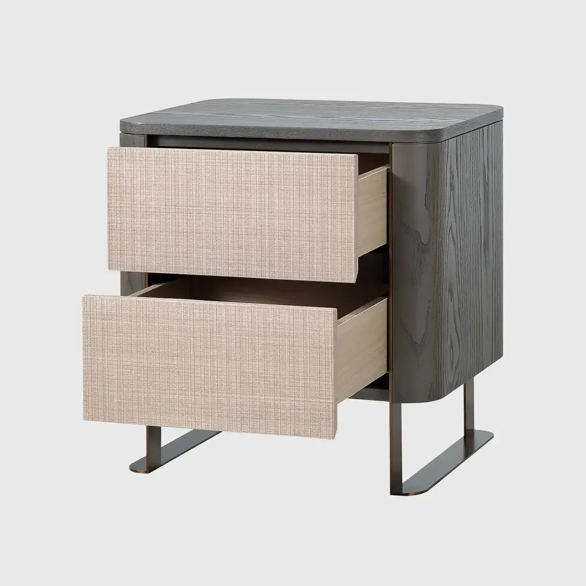 Lizzi 2 Drawer Bedside Macchiato