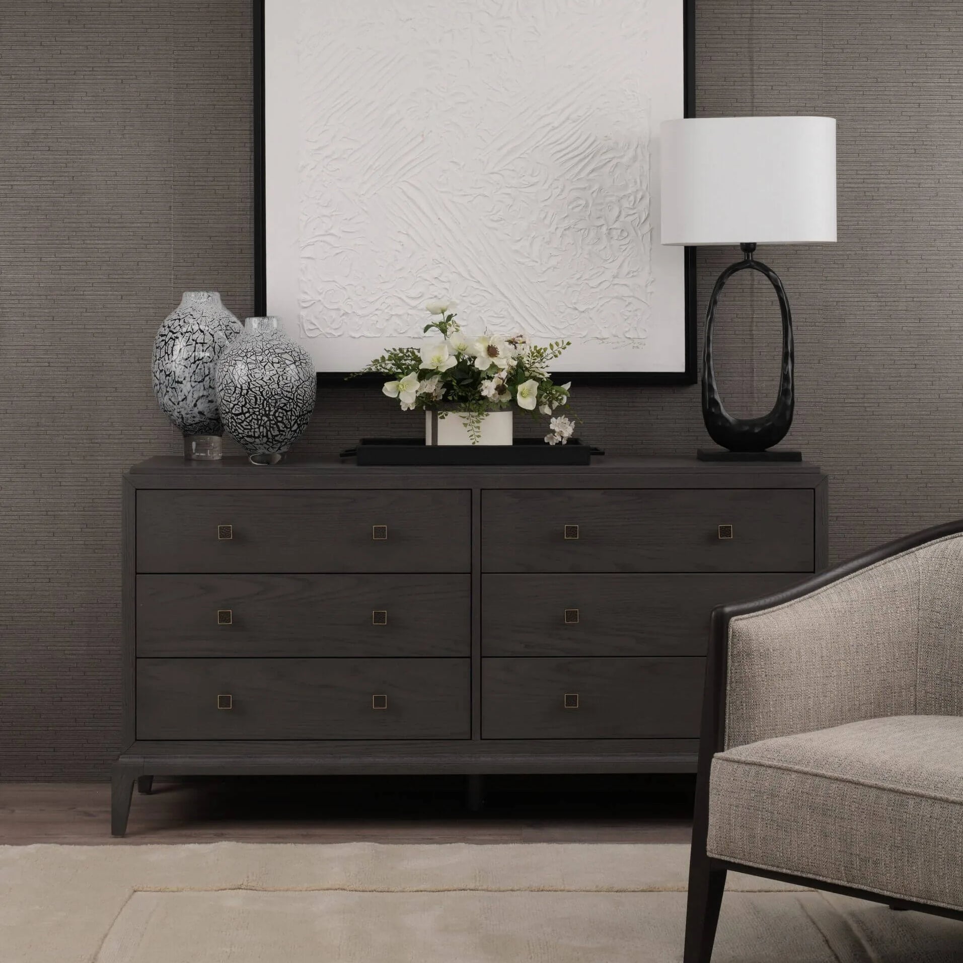 Loop Lamp Bronze Nera
