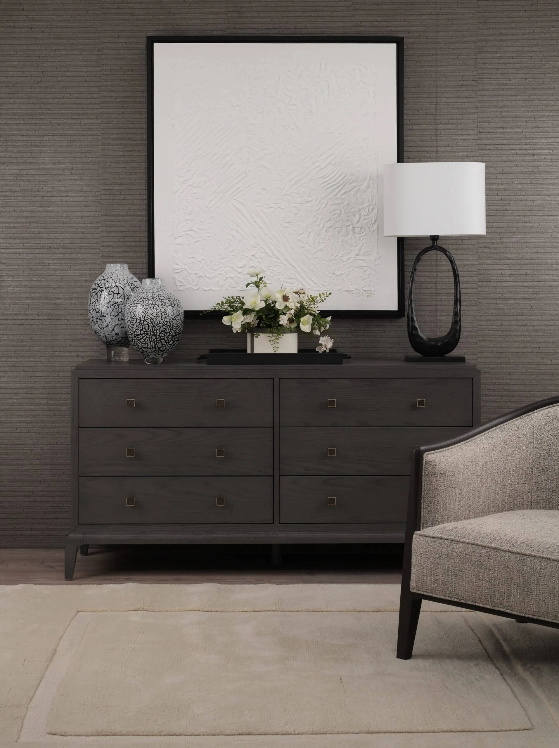 Loop Lamp Smooth Bronze Nera