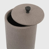 Lotus Box Grey Shagreen Leather