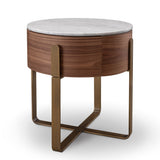 Aurelia Round Bedside Table