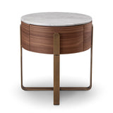 Aurelia Round Bedside Table