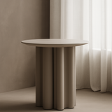 Moon Side Table - Matte Beige