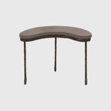 Marais Bronze Tables Grey Shagreen Leather