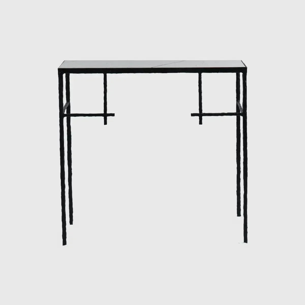 Mineral Console Bronze Nera And Marble