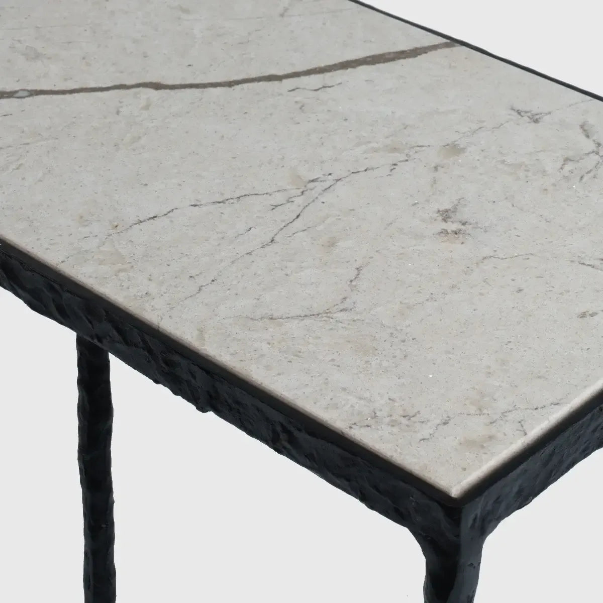 Mineral Console Bronze Nera And Marble