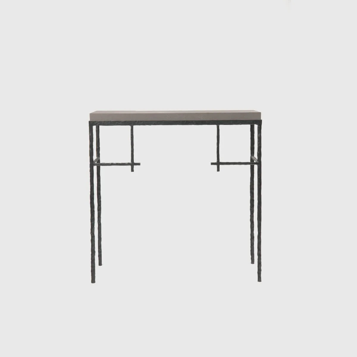 Mineral Console Bronze Nera and Leather