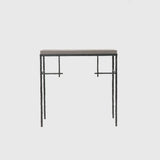 Mineral Console Bronze Nera and Leather