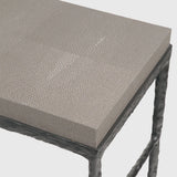 Mineral Console Bronze Nera and Leather