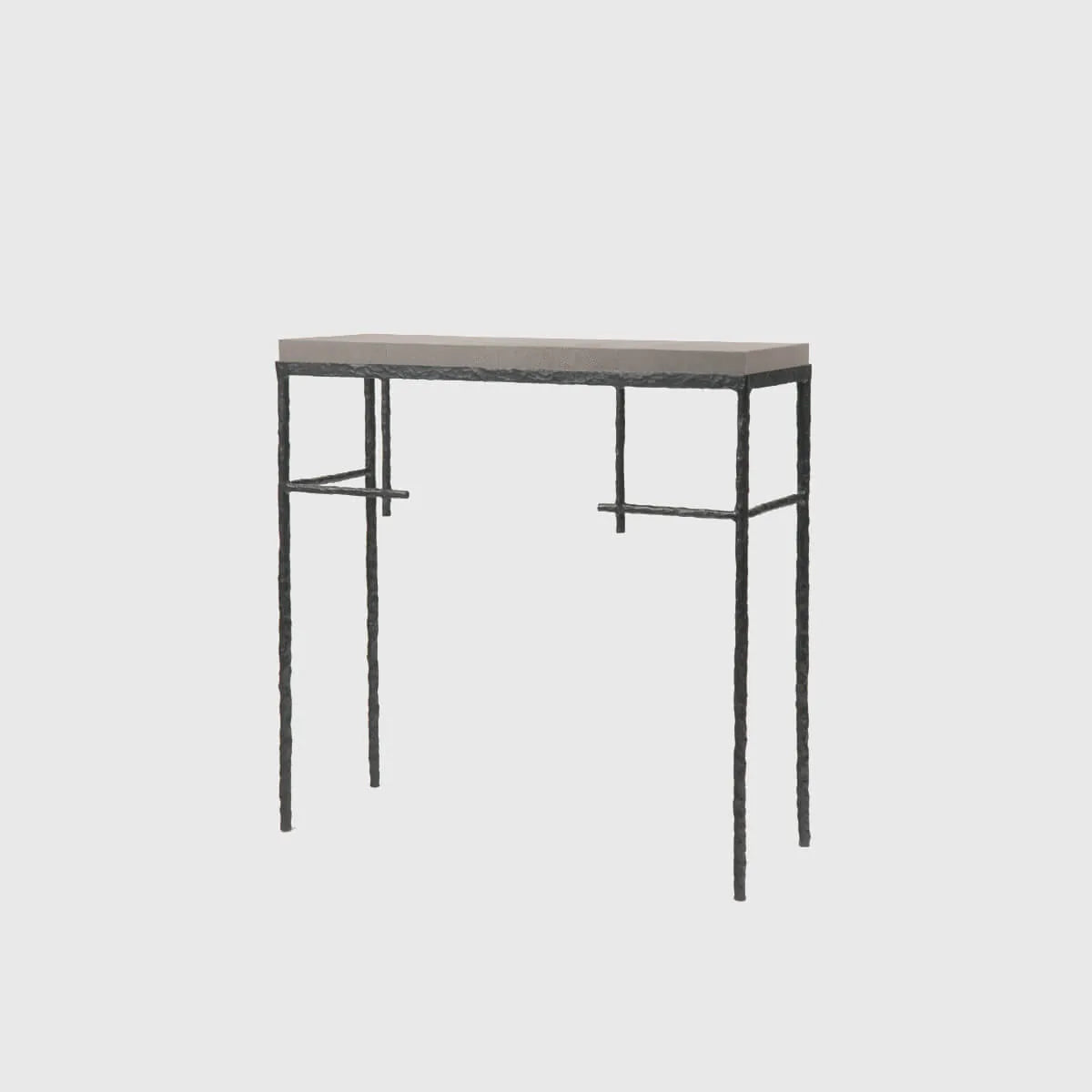 Mineral Console Bronze Nera and Leather