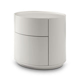 Ming Bedside Table - Matte Beige