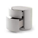 Ming Bedside Table - Matte Beige