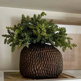 Mini Plant in a Bronze Dimpled Vase