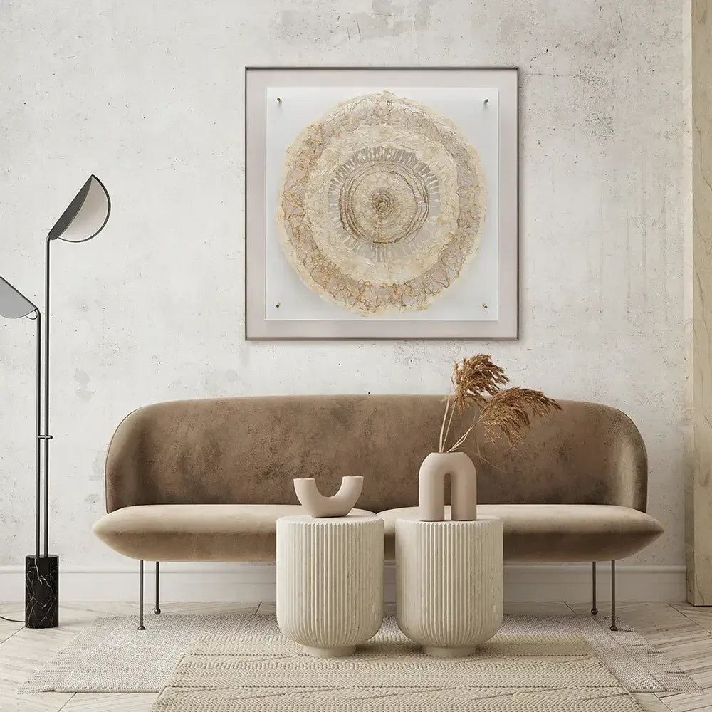 Moonlace – Handmade Dimensional Paper Wall Sculpture