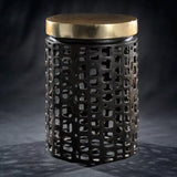 Mosaic Bronze Stool