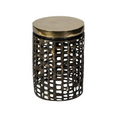 Mosaic Bronze Stool
