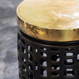 Mosaic Bronze Stool