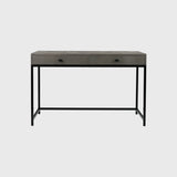 Mr Barnes Desk Grey Shagreen Leather