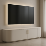 Oakura TV Unit - Matte Beige