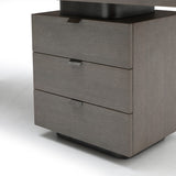 Oston Office Desk - Grey