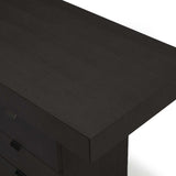 Oston Office Desk - Smoke Oak