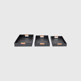 Palm Black Trays
