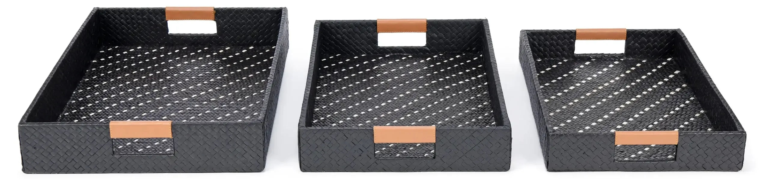 Palm Black Trays