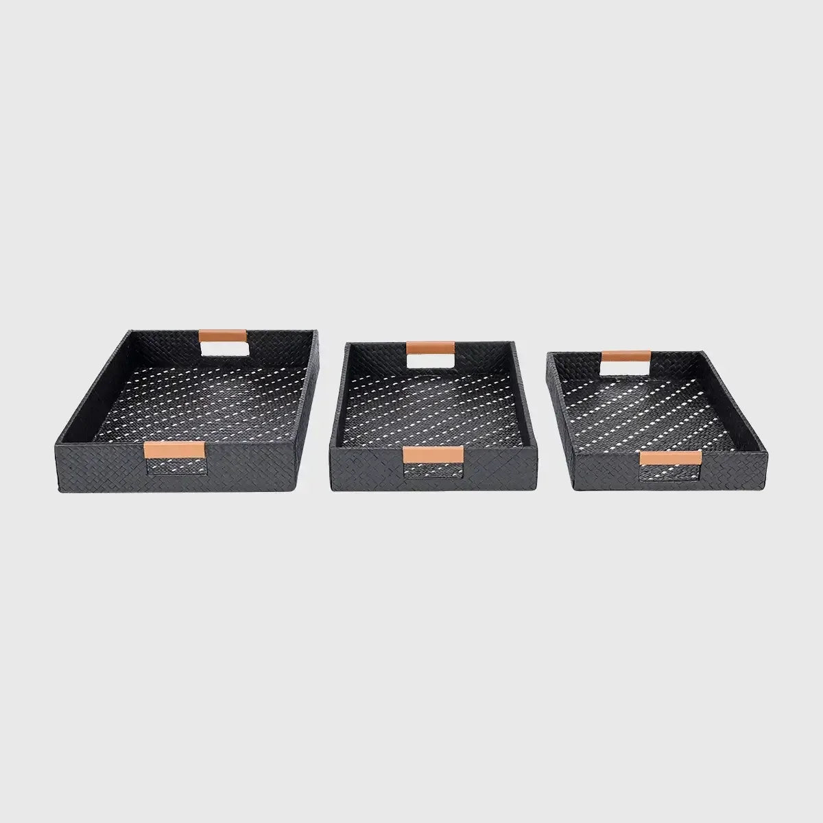 Palm Black Trays