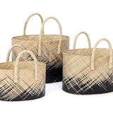 Palm Natural Set of 3 baskets