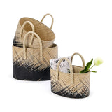 Palm Natural Set of 3 baskets