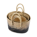 Palm Natural Set of 3 baskets