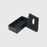 Palm Tissue Box Black
