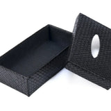 Palm Tissue Box Black