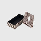 Palm Tissue Box Zig Zag