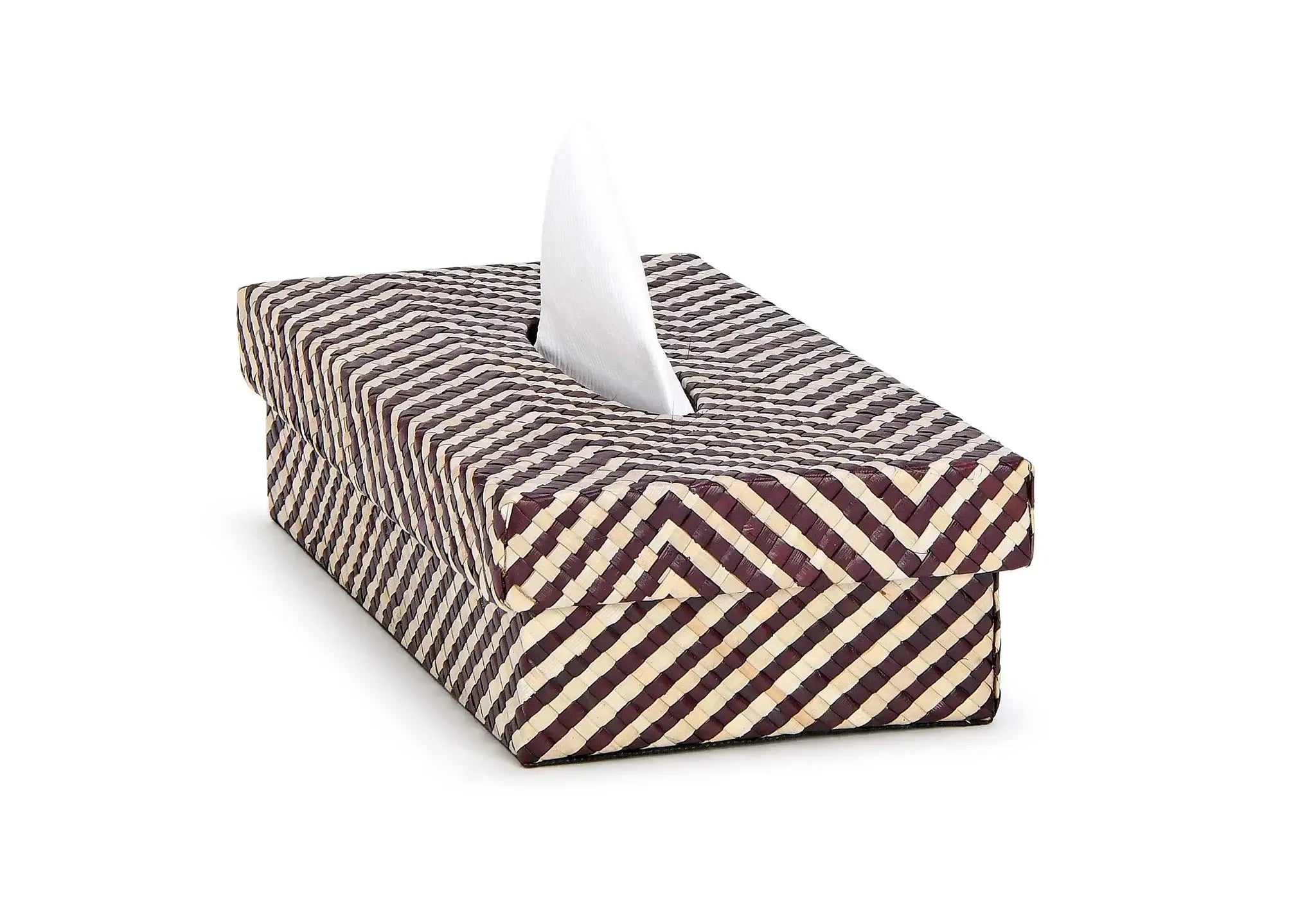 Palm Tissue Box Zig Zag