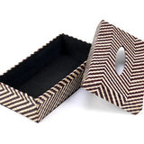 Palm Tissue Box Zig Zag