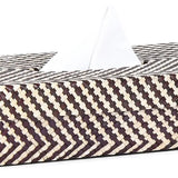 Palm Tissue Box Zig Zag