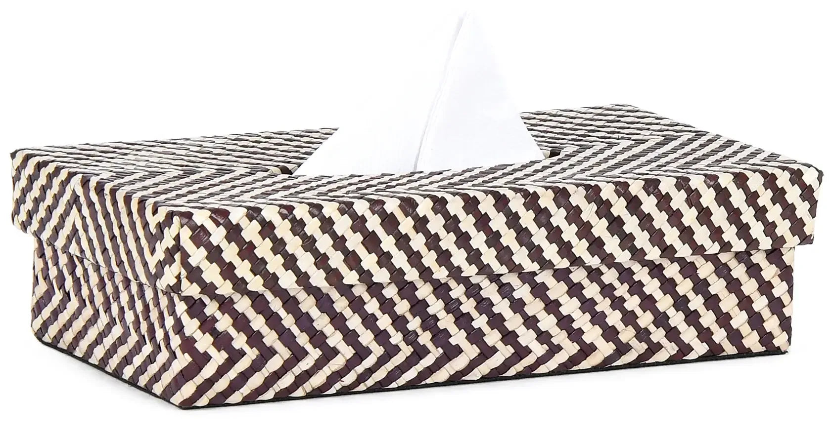 Palm Tissue Box Zig Zag