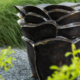 Palm Tree Bronze Side Table