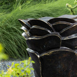 Palm Tree Bronze Side Table