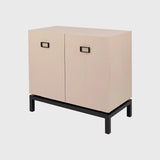 Paragon Cabinet 2 Door Pumice Leather