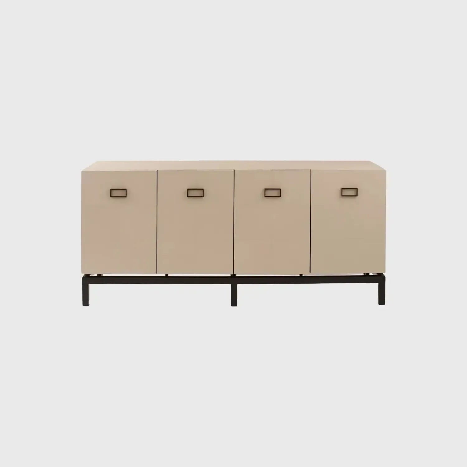 Paragon Cabinet 4 Door Pumice Leather