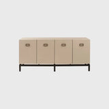 Paragon Cabinet 4 Door Pumice Leather