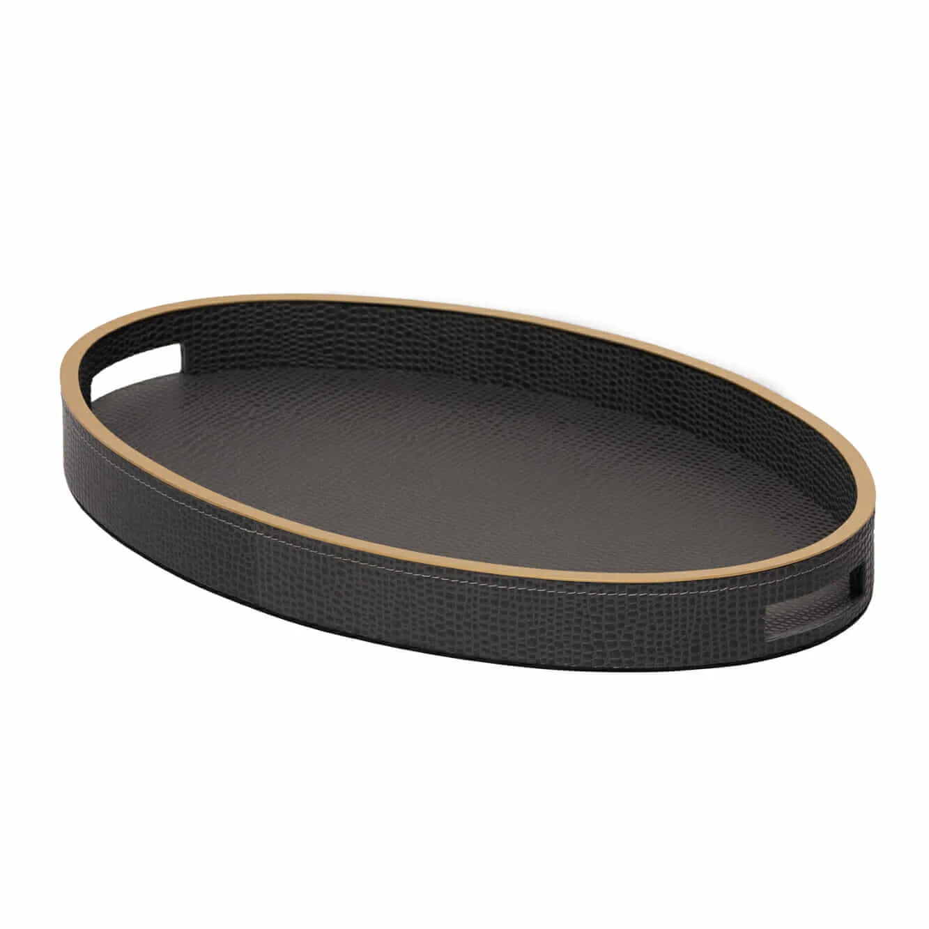 Paragon Oval Tray Komodo Leather